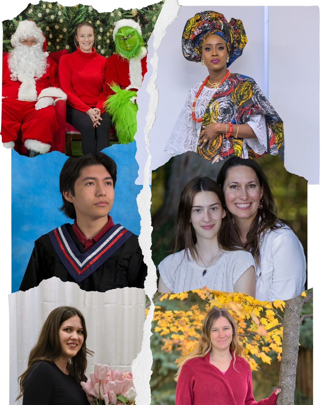 portraits collage