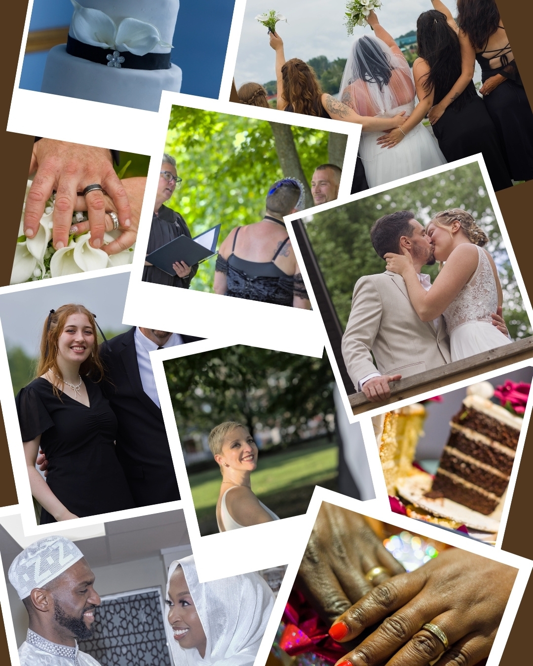 weddings collage